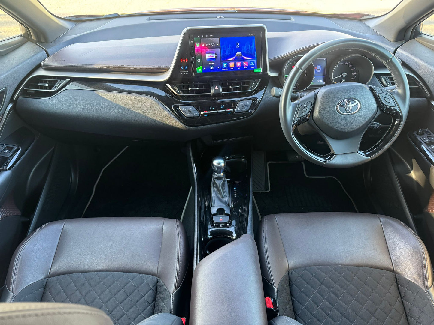 2018 Red Toyota C-HR Hybrid KOBA With Two Tone Black Roof